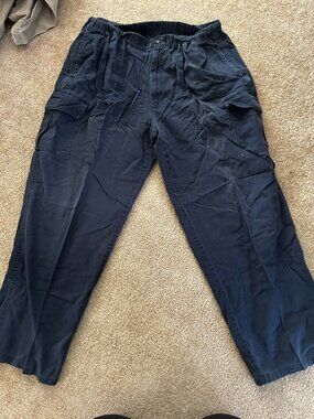 Men's Navy Blue Towncraft Dress Pants